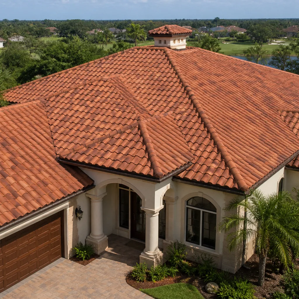 Tile roofing